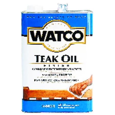 Watco Watco Transparent Satin Teak Oil-Based Teak Oil 1 gal 67132